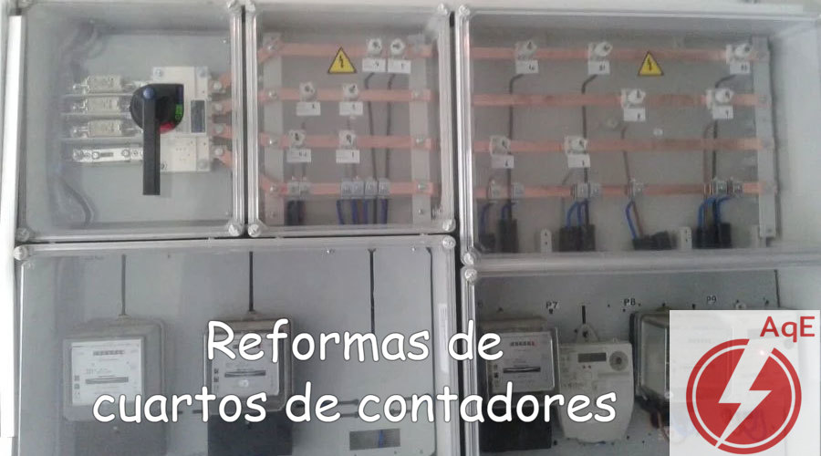 Reforma de cuartos contadores electricos en Aldaia
